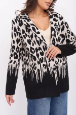 Жакет Д 3303/1 черно-бежевый