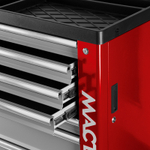 МАСТАК (521-07580R) Тележка инструментальная, 7 выдвижных ящиков, "НОВА", красная