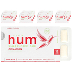 Stevita Naturals, Hum®, жевательная резинка без сахара, с корицей, 12 пакетиков, 12 шт. в каждой