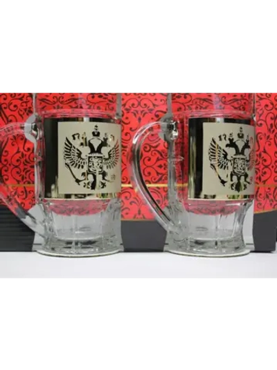Кружка пивная "Герб" 2 шт 500мл