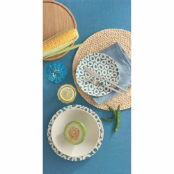Rose&Tulipani - Набор тарелок Sea Stones на 6 персон (18 штук) / артикул   R18420TA18  / GTIN 8018594569232