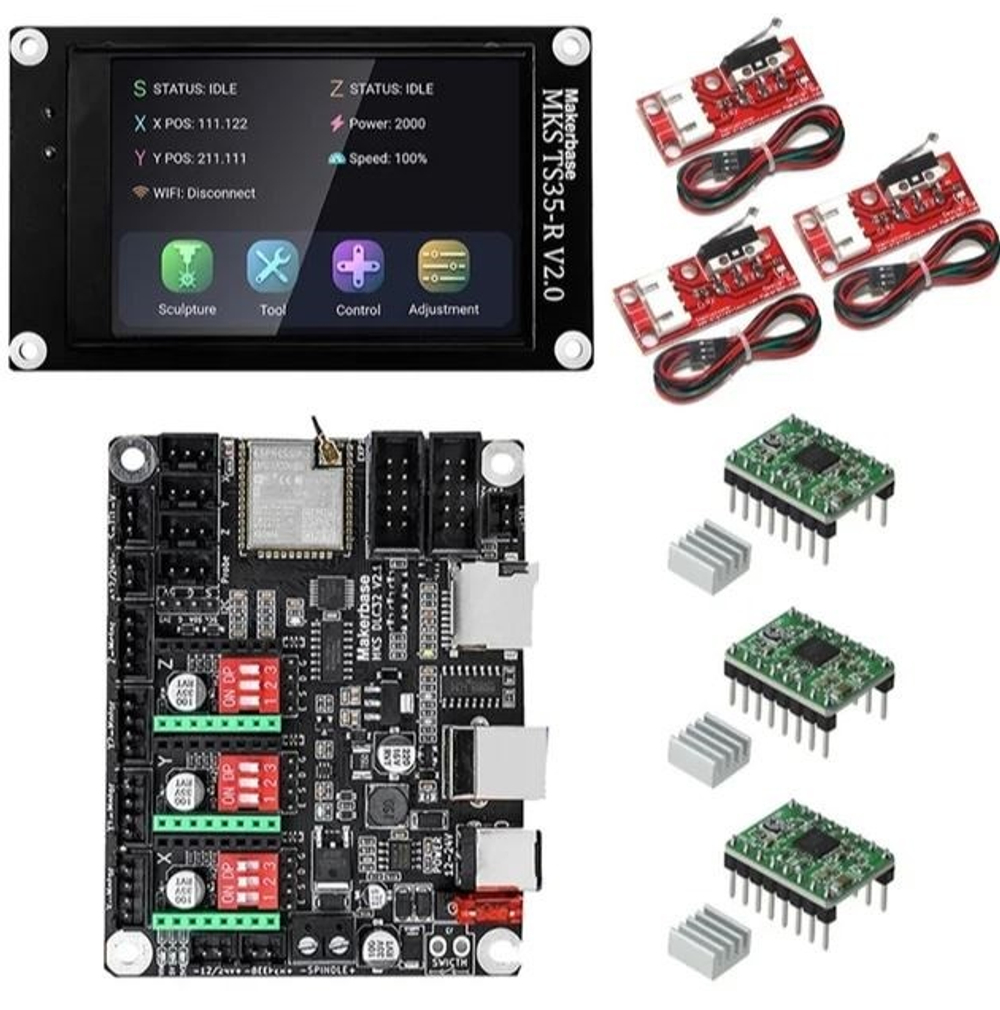 Материнская плата LS-Makerbase MKS DLC32V2.1 TS35-R