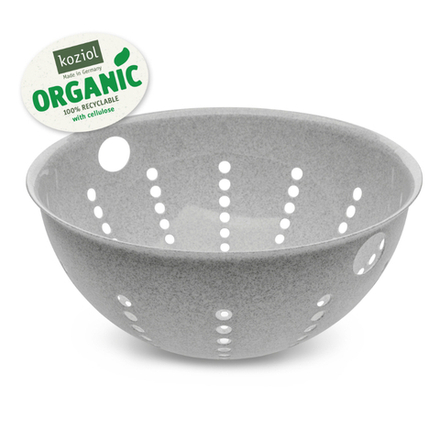 Дуршлаг palsby, organic, 5 л, серый