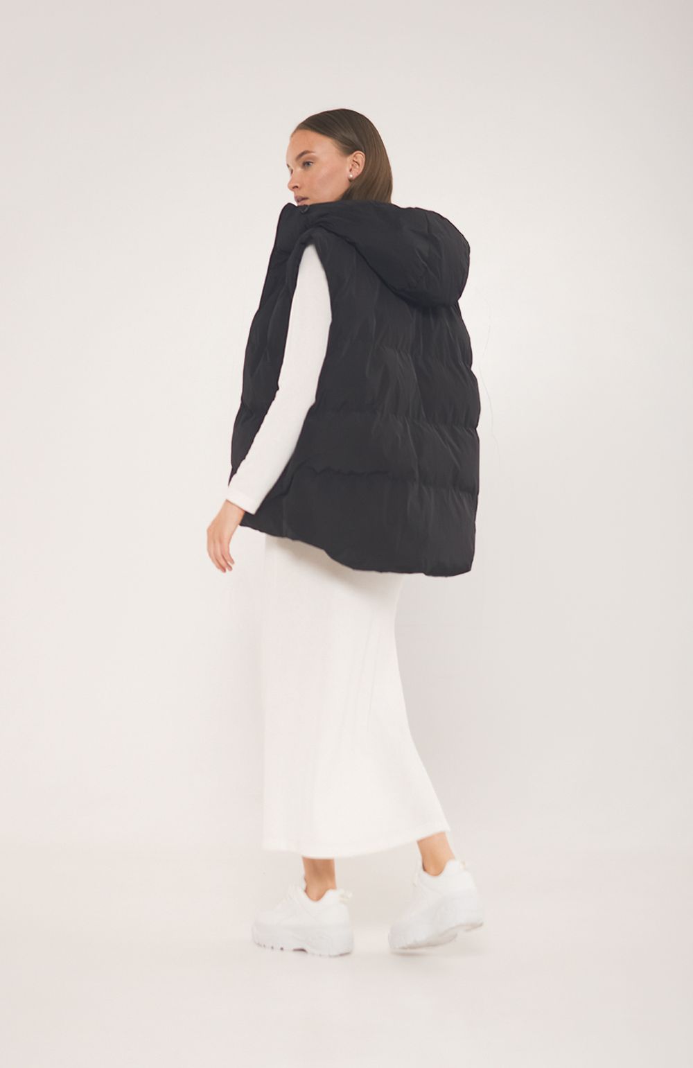 Жилет Alexandra Talalay пуховый стёганый AV004 черный