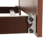 Кровать механическая Med-Mos E-49 (ЛДСП венге) с туалетным устройством и функцией «кардиокресло»