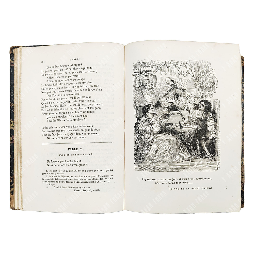 La Fontaine Jean de. Fables de La Fontaine / Лафонтен Жан де. Басни Лафонтена, [б. г., 1864]