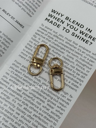 Карабин металл 12 мм под золото