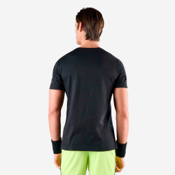 Мужское теннисное поло Hydrogen Court T-Shirt - Black, Multicoloured