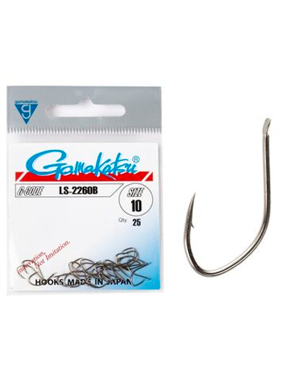 Крючки Gamakatsu LS-2260B HOOKS BRONZE размер 10 (упк.25шт.)