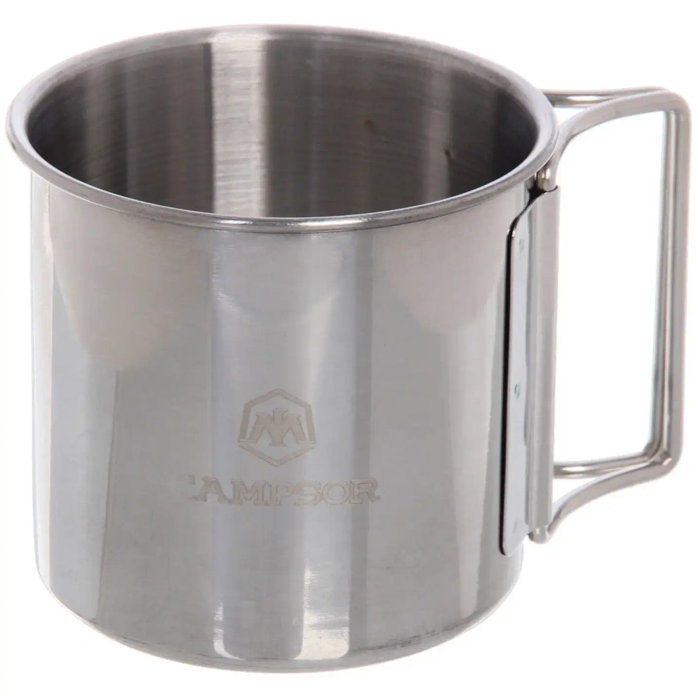 Кружка походная металлическая 200мл 7*7см