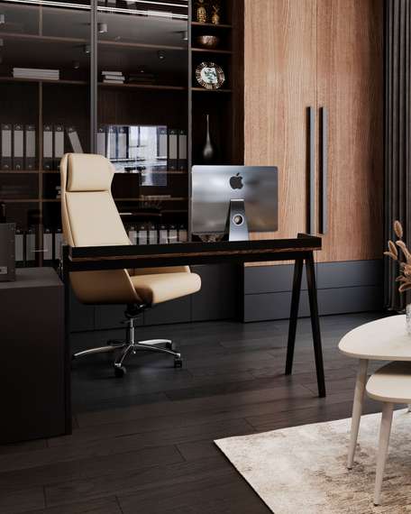 Кресло руководителя Viking бежевое