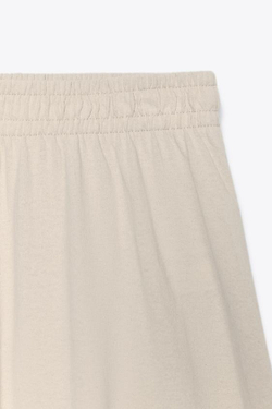 ZARA ПРЯМЫЕ БРЮКИ В СТИЛЕ РУСТИК, ПЕСОЧНЫЙ