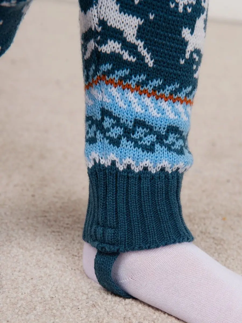 Рейтузы вязаные с орнаментом