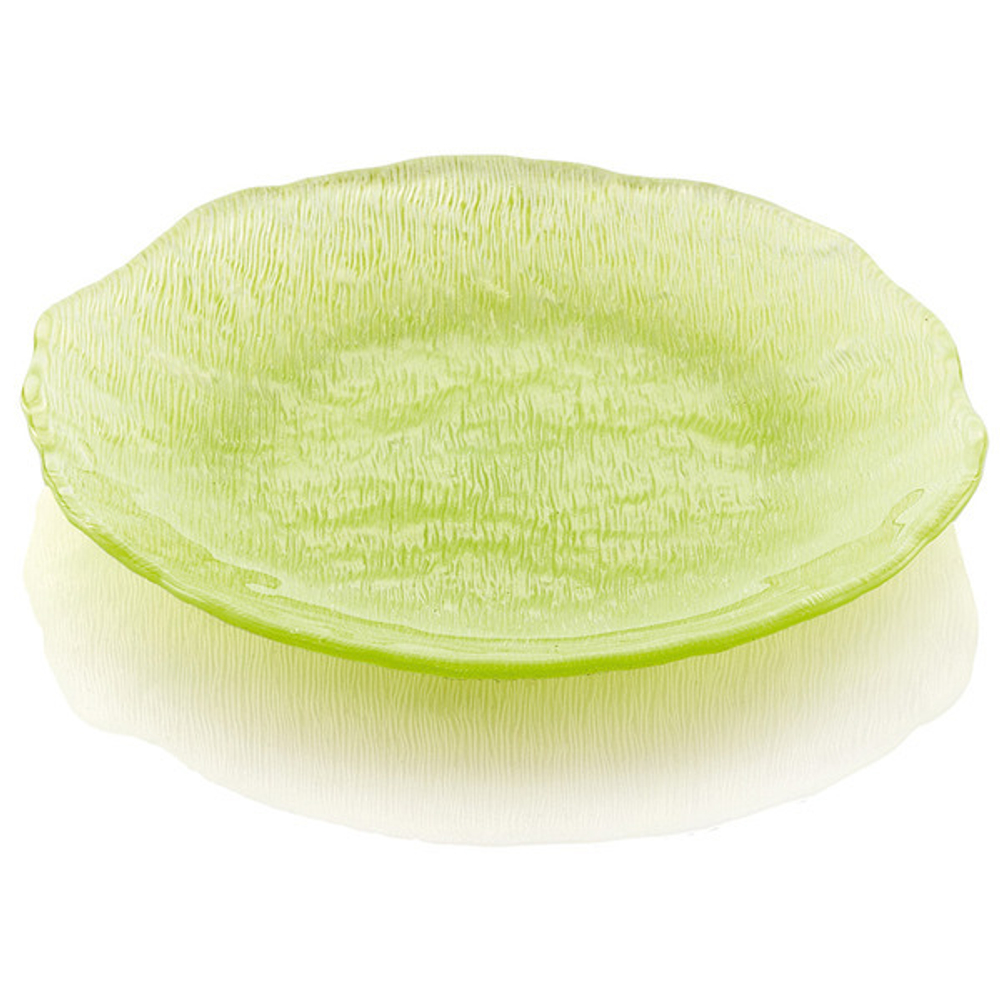 Тарелка закусочная IVV Гласьер 22см перламутрово-зелёная