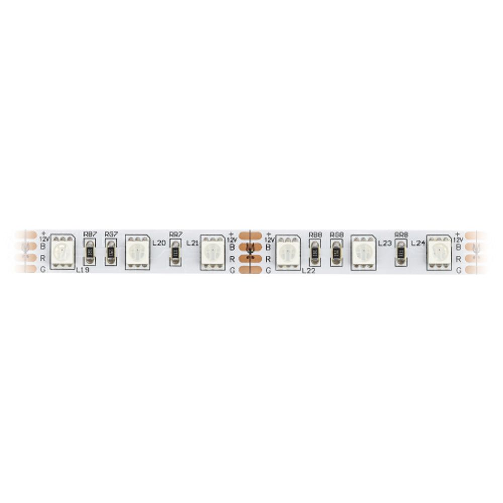 Светодиодная лента ЭРА LS5050-14,4-60-12-RGB-IP20-2year-5m многоцветная | Светодиодные ленты 12В 2 год