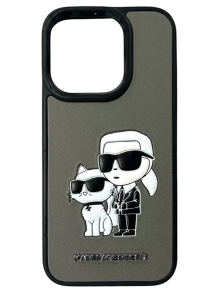 Чехол Ribber Karl&Cat для iPhone 15promax