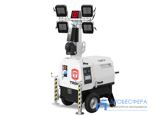 Осветительная мачта TRIME A0101 с дизельным генератором передвижная