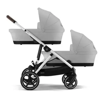 Коляска для двойни 2 в 1 Cybex Gazelle S (Lava grey)