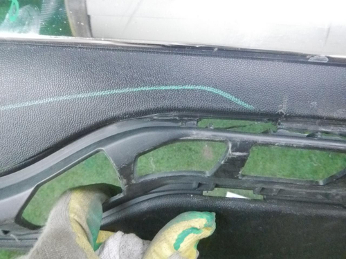 Юбка заднего бампера Mercedes M W166 (2011-2015)