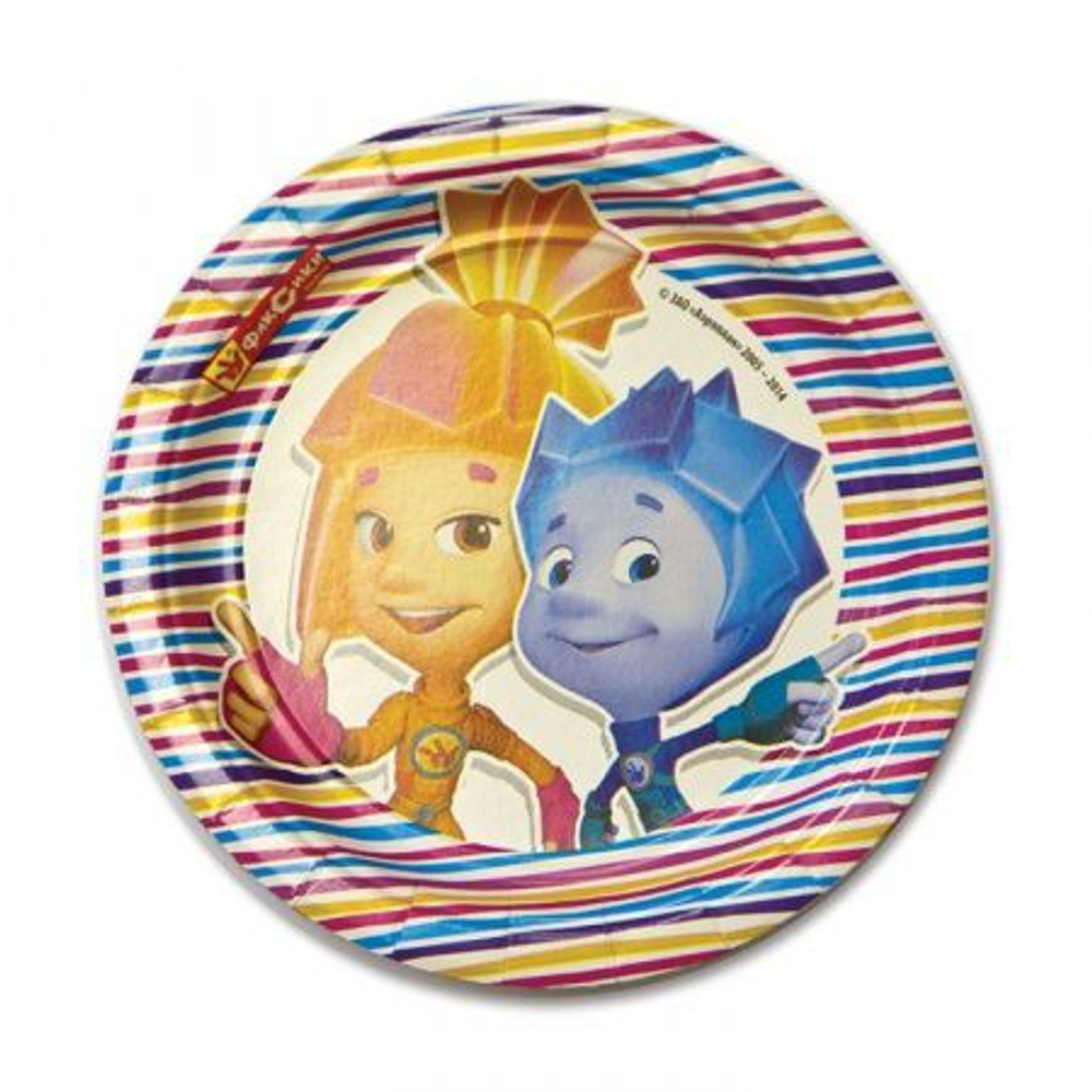 Распродажа Тарелки  Фиксики  17 см 8 шт.