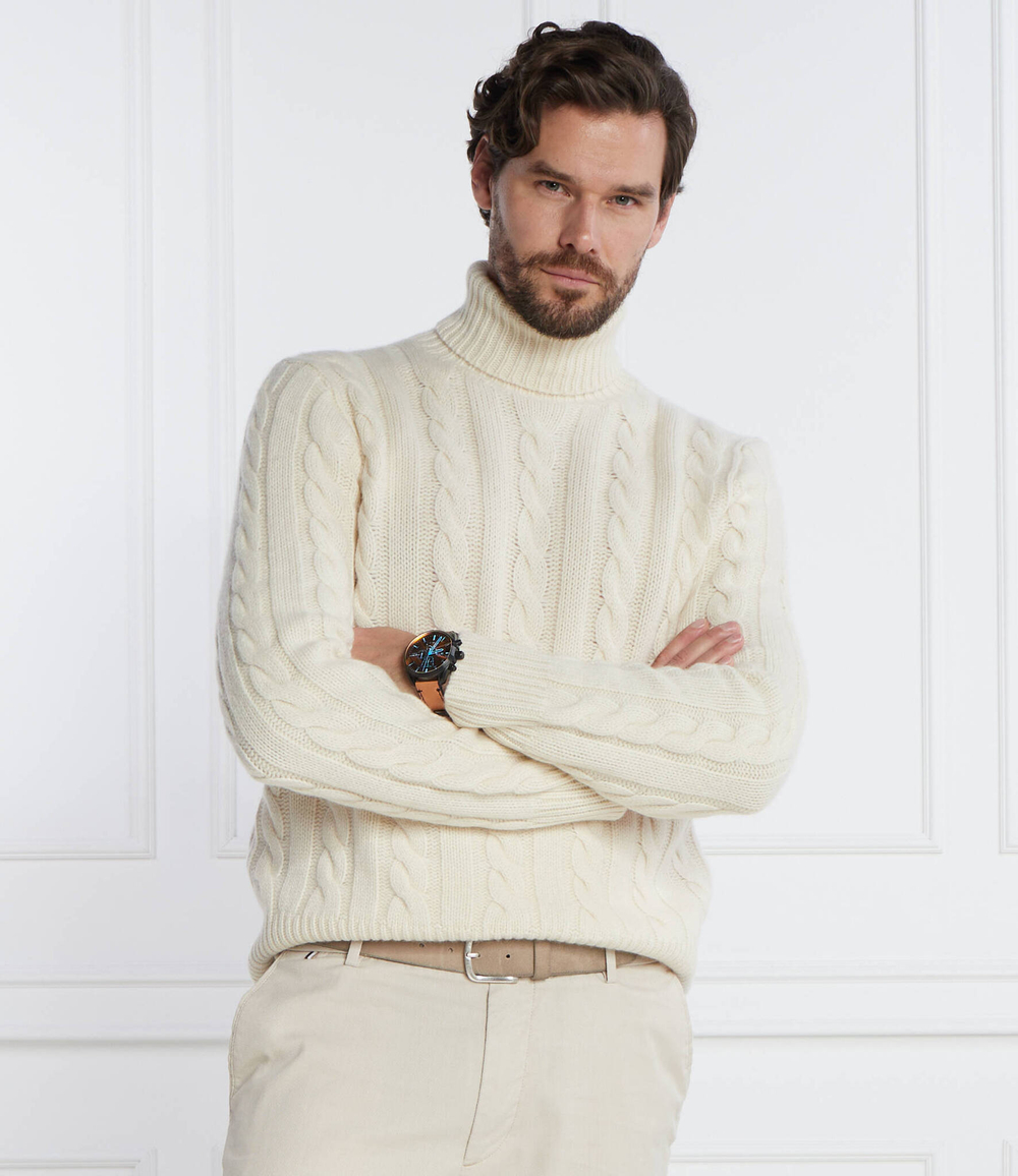 Хлопковый гольф POLO RALPH LAUREN - кремовый(710917035)