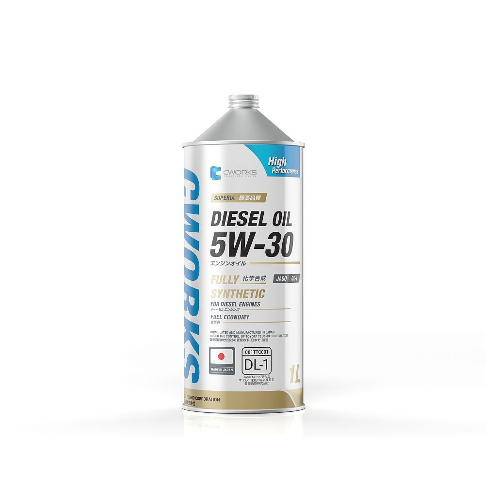 CWORKS SUPERIA 5w30 Diesel Oil DL-1 1л синт.