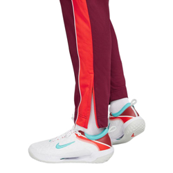 Мужские теннисные штаны Nike Court Heritage Suit Pant - dark beetroot/habanero red/pink foam