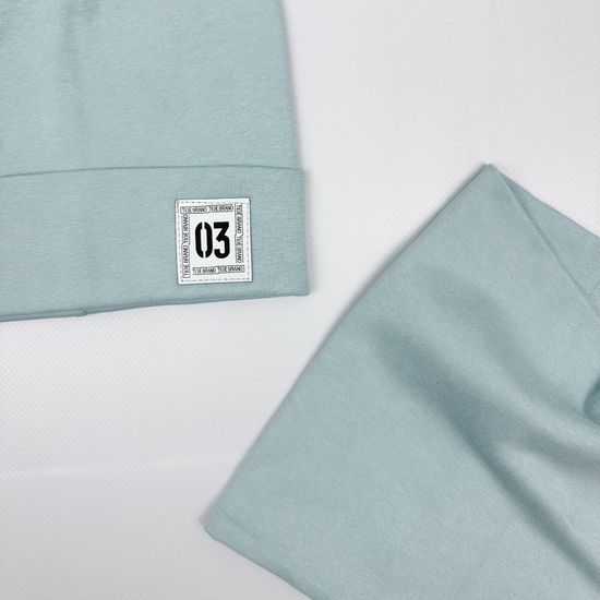 Комплект двухслойный (плотный), Голубой