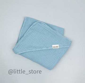 Полотенце из муслина, Голубая сталь