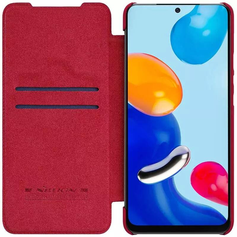 Кожаный чехол-книжка Nillkin Leather Qin для Xiaomi Redmi Note 11 / 11S