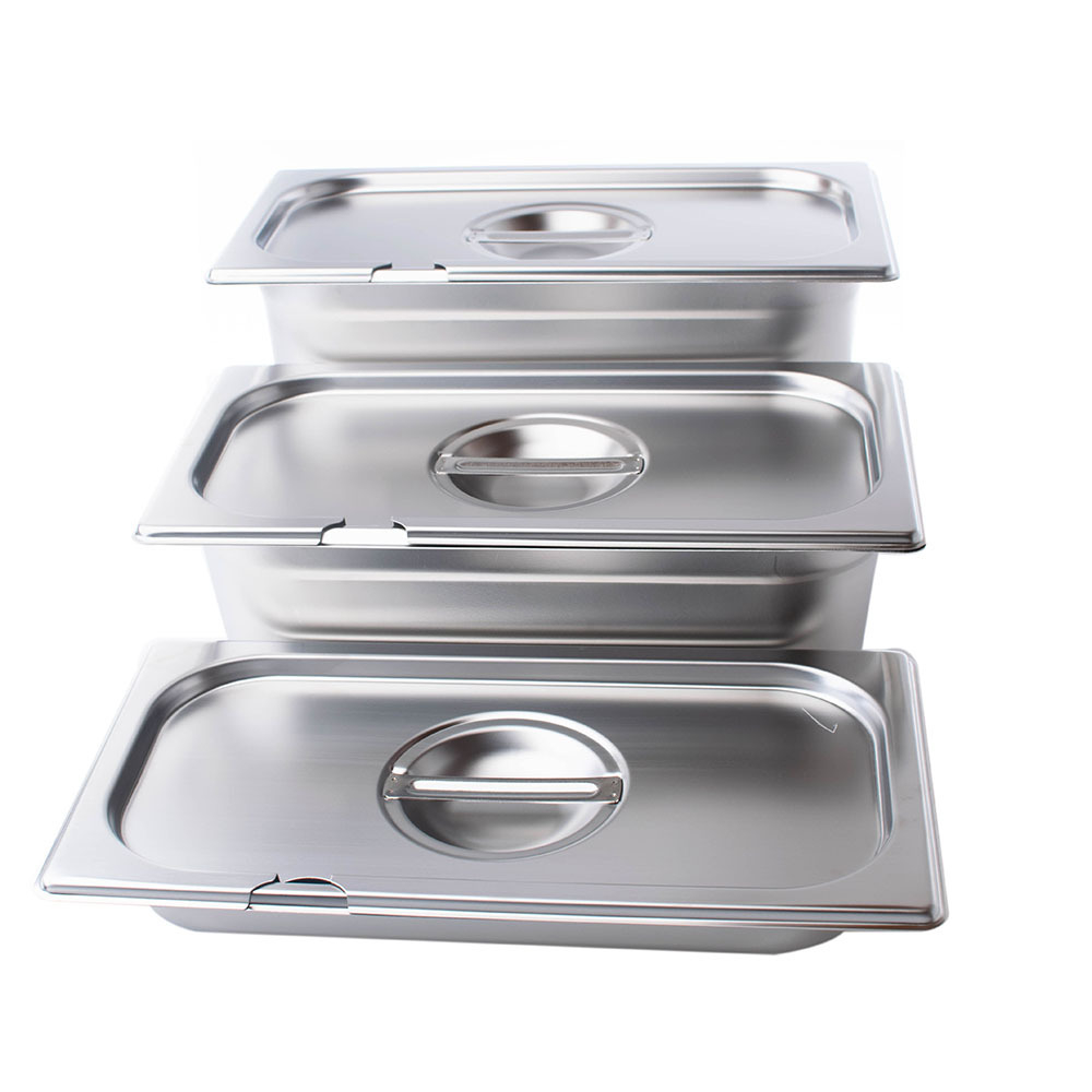 Набор гастроемкостей с крышками под ложку GN1/3-40,100,150