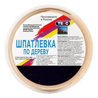 Шпатлевка акриловая по дереву Текс Ре-файн Белая 0,75 кг