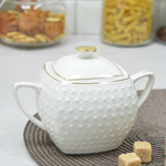 Сахарница 500мл с ручками "Снежная королева" квадр. (21355)