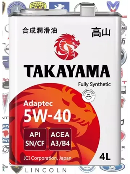 TAKAYAMA SAE 5W40 API SN/CF 4л.