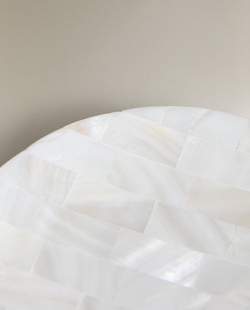 Zara Home мыльница, перламутр, светло-бежевый