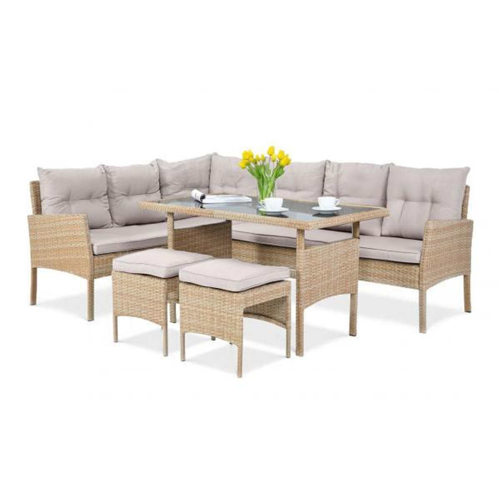 Комплект плетеной мебели AFM-107B Beige (3 кор.)