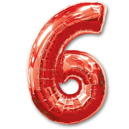А ЦИФРА 6 Красный