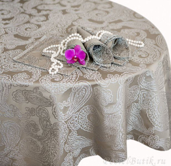 Скатерть 170x270 Proflax Rondo taupe Германия