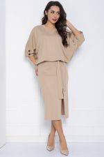 Платье Вэнсдей (бежевое) П12577-4 LT Collection