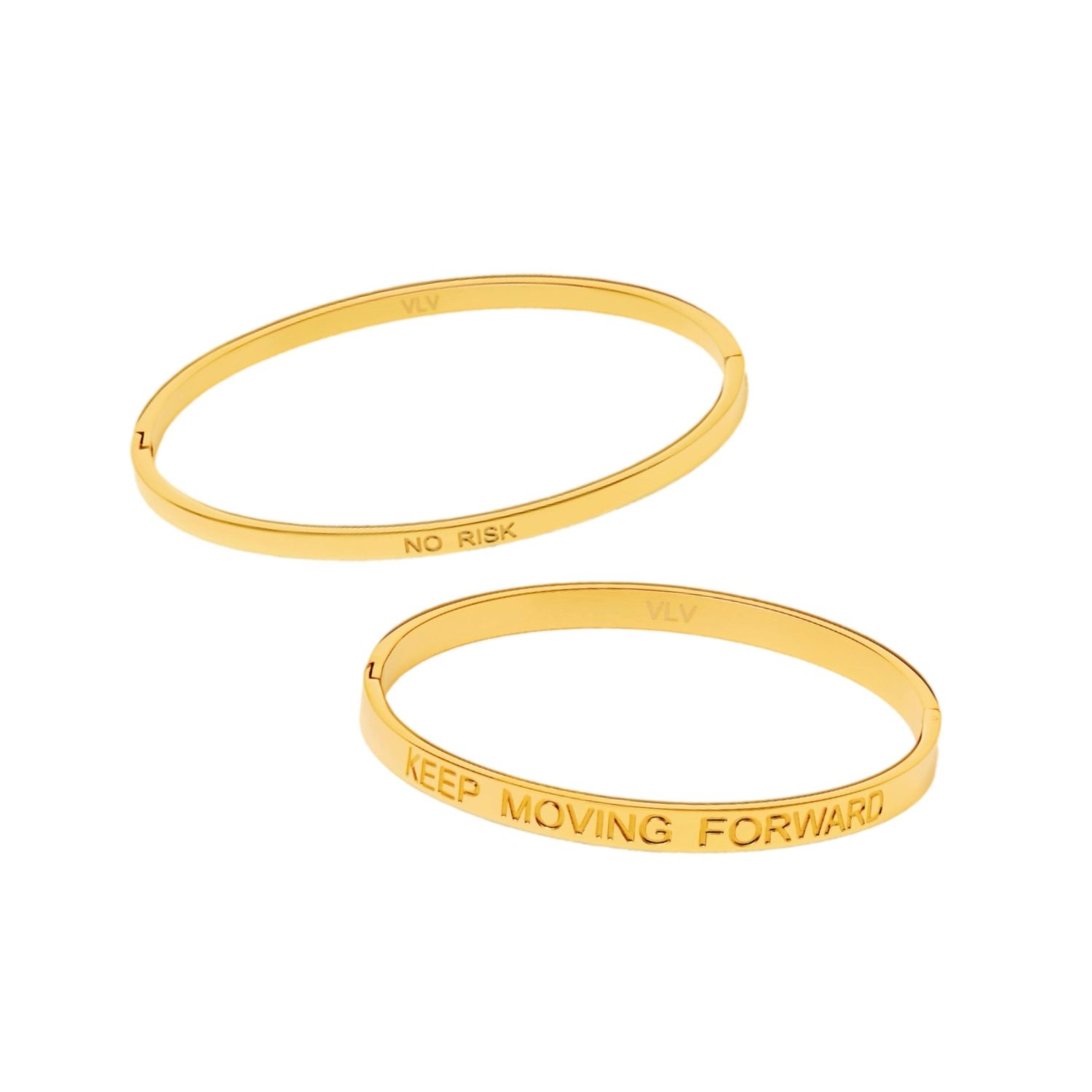 Сет Браслетов Keep Moving Forward & No Risk No Magic