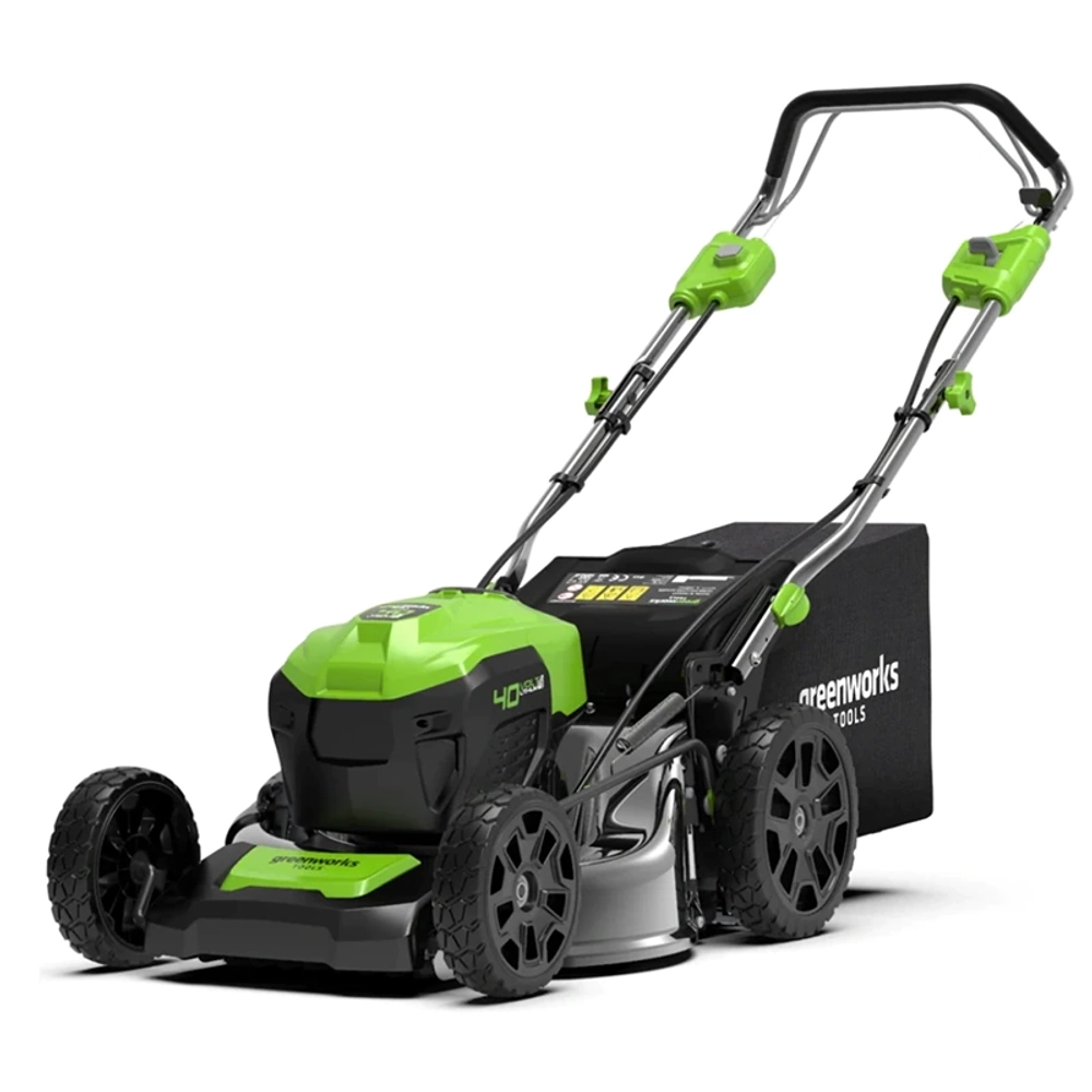 Газонокосилка аккумуляторная Greenworks GD40LM46SP 40В (1 x 8 Ач, ЗУ) нож 46 см, 2506807UH