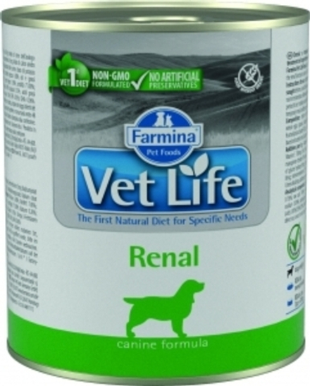 Farmina VetLife 300г конс. Renal для собак, поддержание функций почек