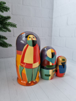 Матрёшка 3м 15см Малевич