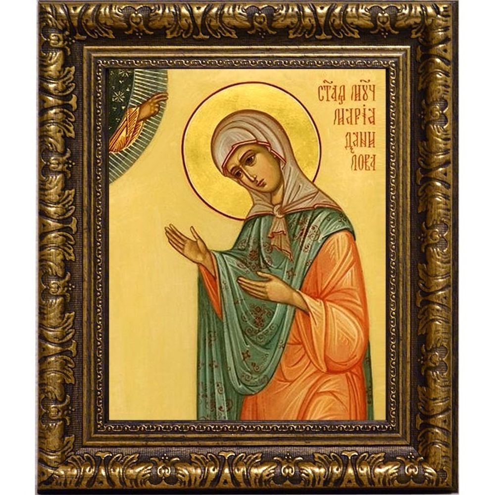 Мария Данилова мученица. Икона на холсте.