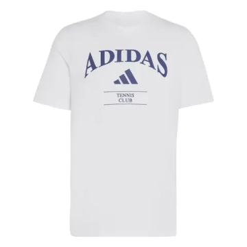 Мужская теннисная футболка Adidas Heritage Tennis Graphic - white