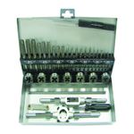 БИБЕР 90221 Набор метчиков и плашек 32 предмета (M3/М4/М5/М6/М8/М10/M12)---