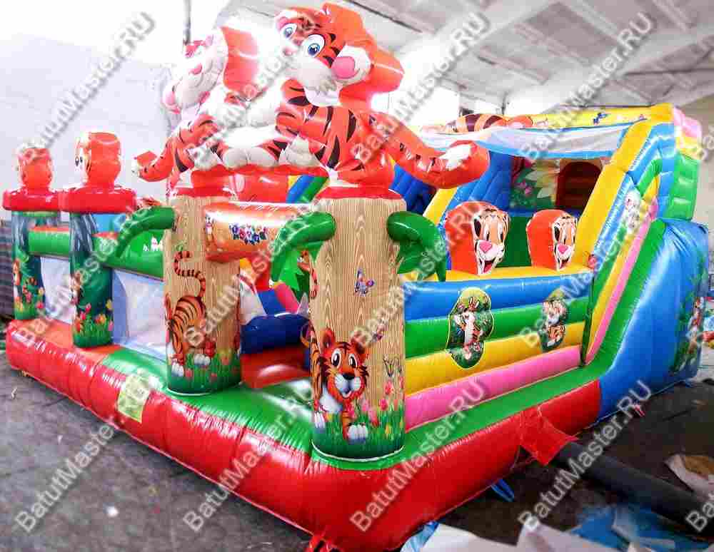 Коммерческий надувной батут "Тигриная страна мини"