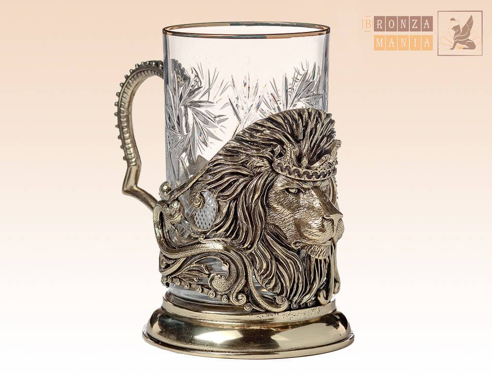 подстаканник Лев с короной