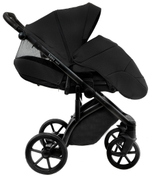 Детская коляска Roan Bass Next 2.0 3 в 1 с автокреслом Pituso Santiso Pro Black BSN/40/2 Caviar Black/Black/руч.Black