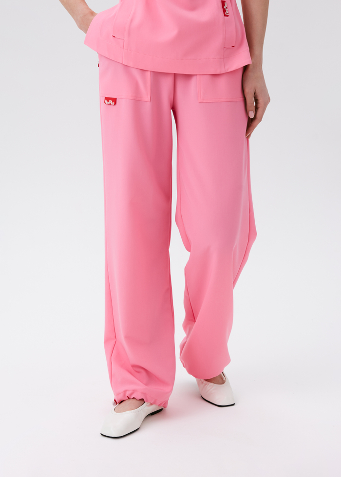 Брюки свободные медицинские женские Йошо, бабл